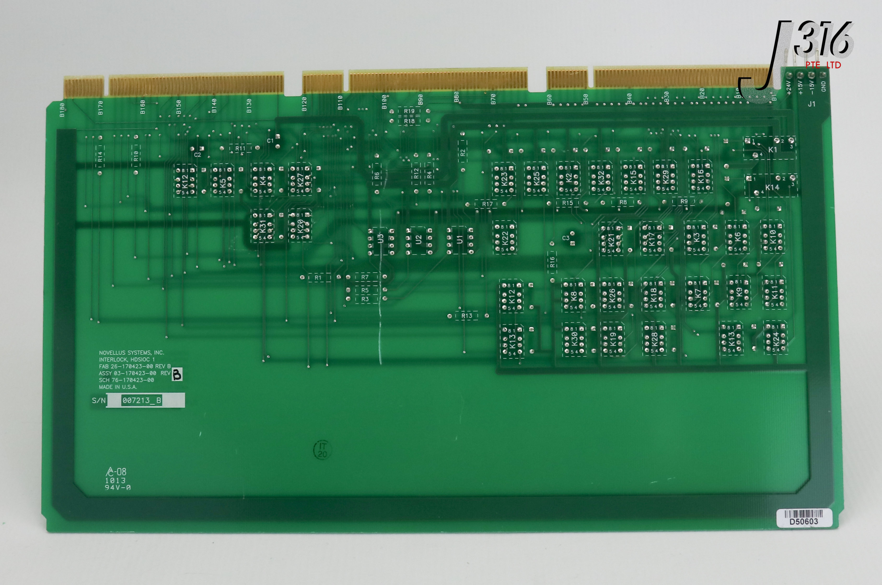 22871 NOVELLUS PCB, INTERLOCK, HDSIOC , 76-170423-00 03-170423-00